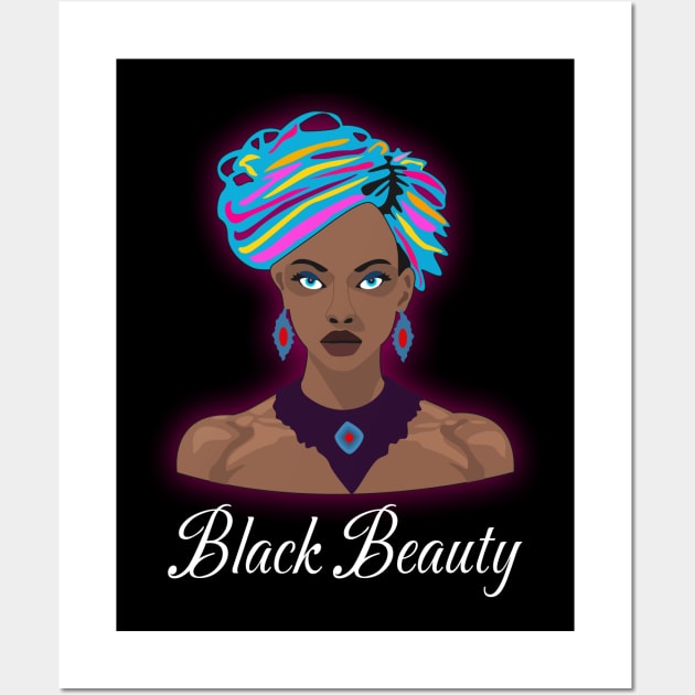 Black Beauty Wall Art by Womens Art Store